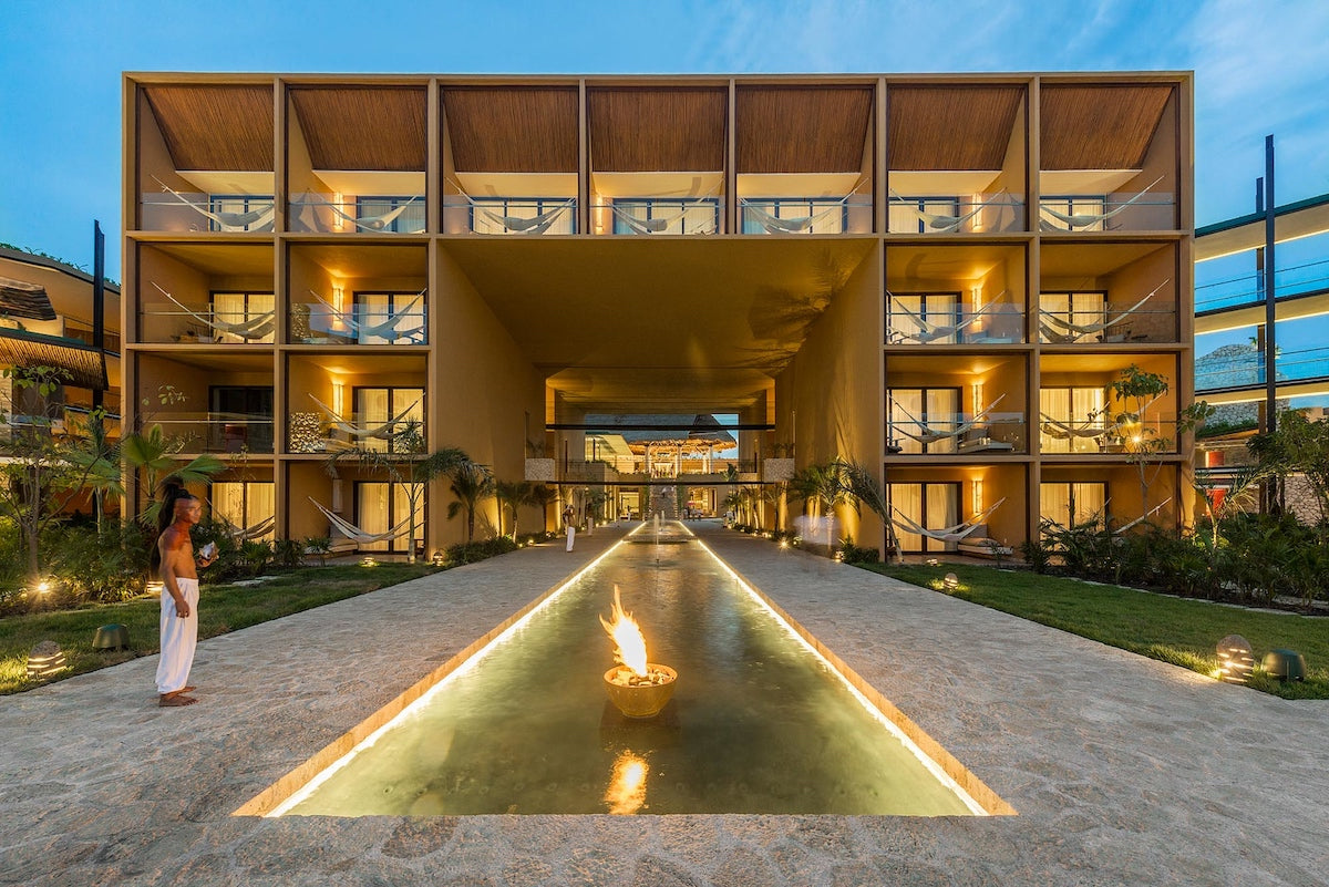 Entrance Hotel Xcaret Mexico