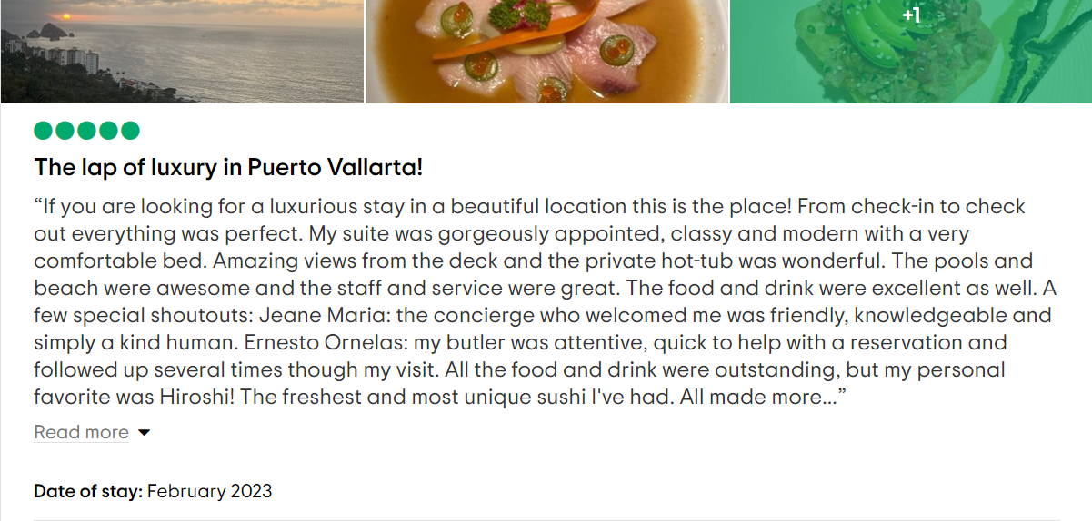 Hotel Mousai trip advisor comment