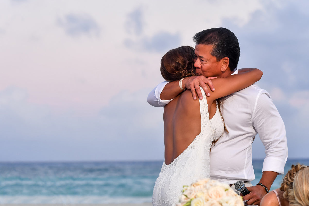 Dance bride and her father