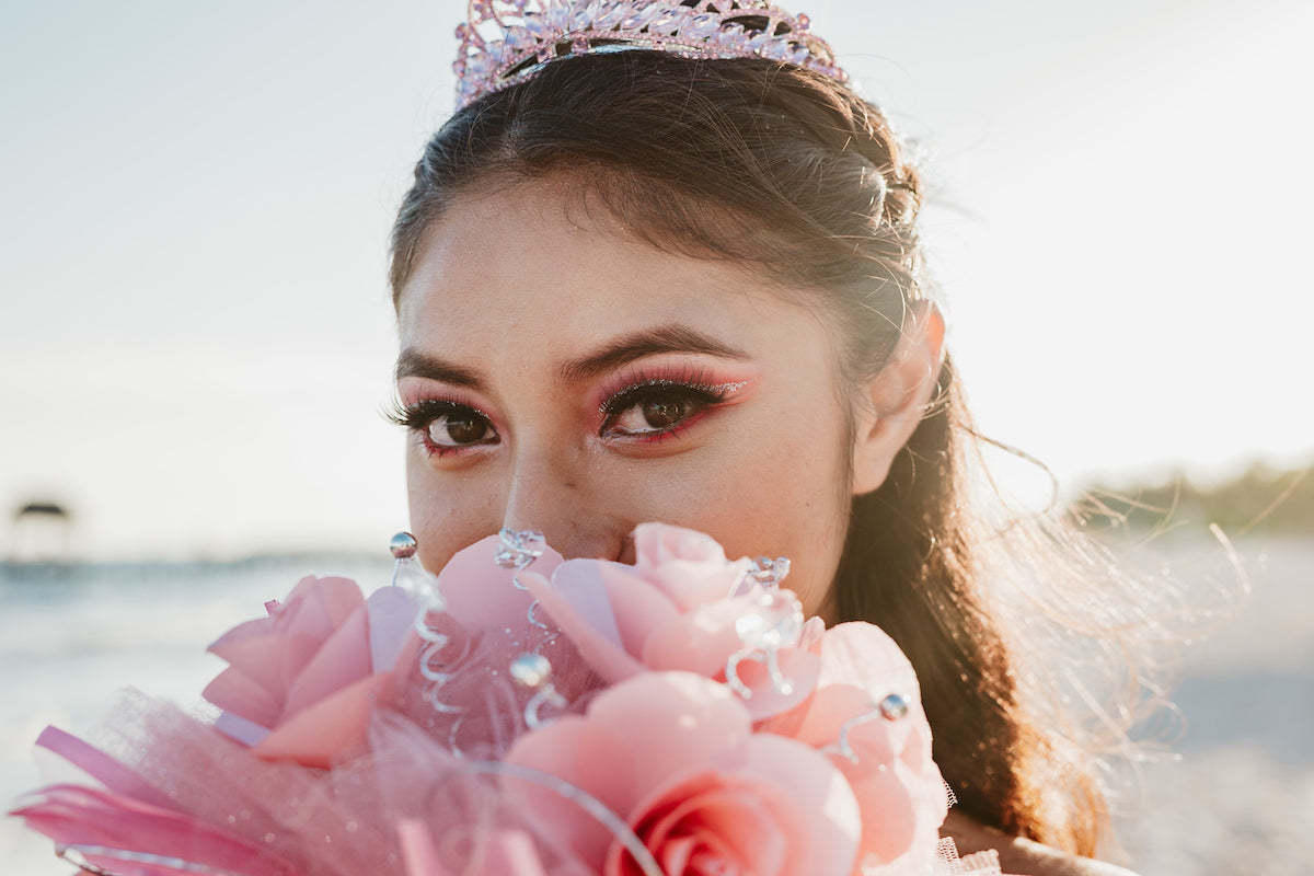 Quinceañera portrait at Vidanta