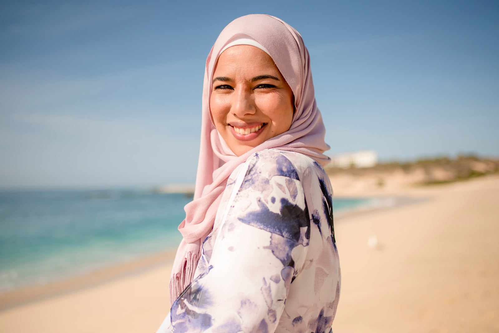 Muslim woman portrait at Marquis Los Cabos