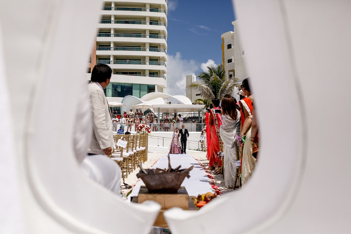 South asian wedding at Beach Palace