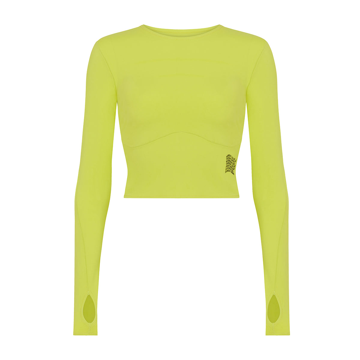 lime green long sleeve top