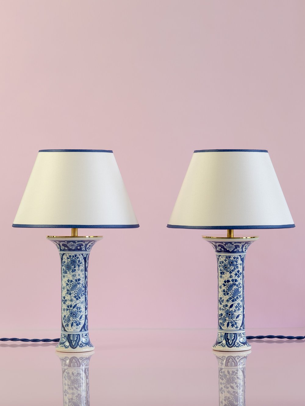 pair of small table lamps