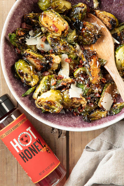 Hot Honey Brussel Sprouts