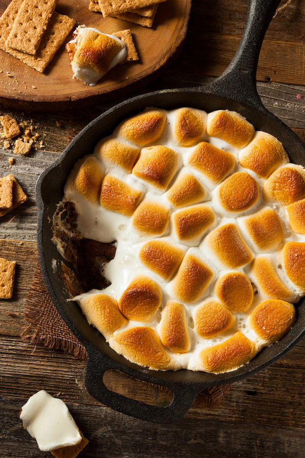 S'mores Skillet with Savannah Bee Company Chocolate Whipped Honey