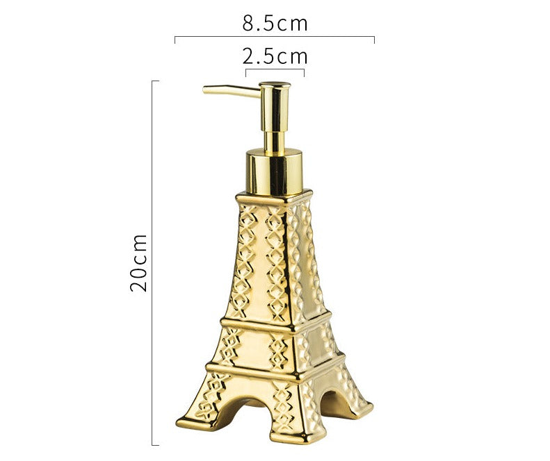 Ceramic Eiffel Tower Soap Dispenser