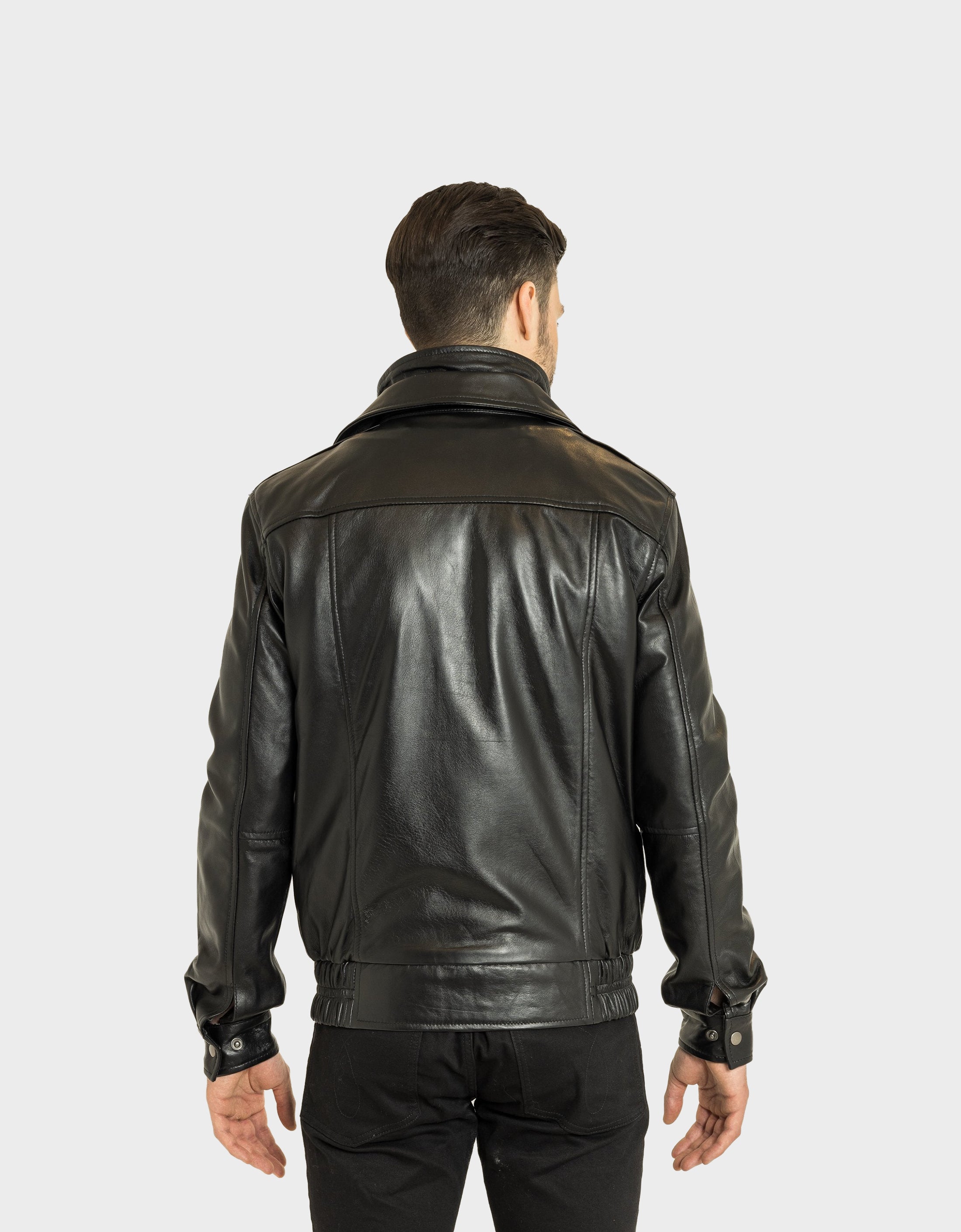 Daniel Leather Jacket – Cuir Dimitri