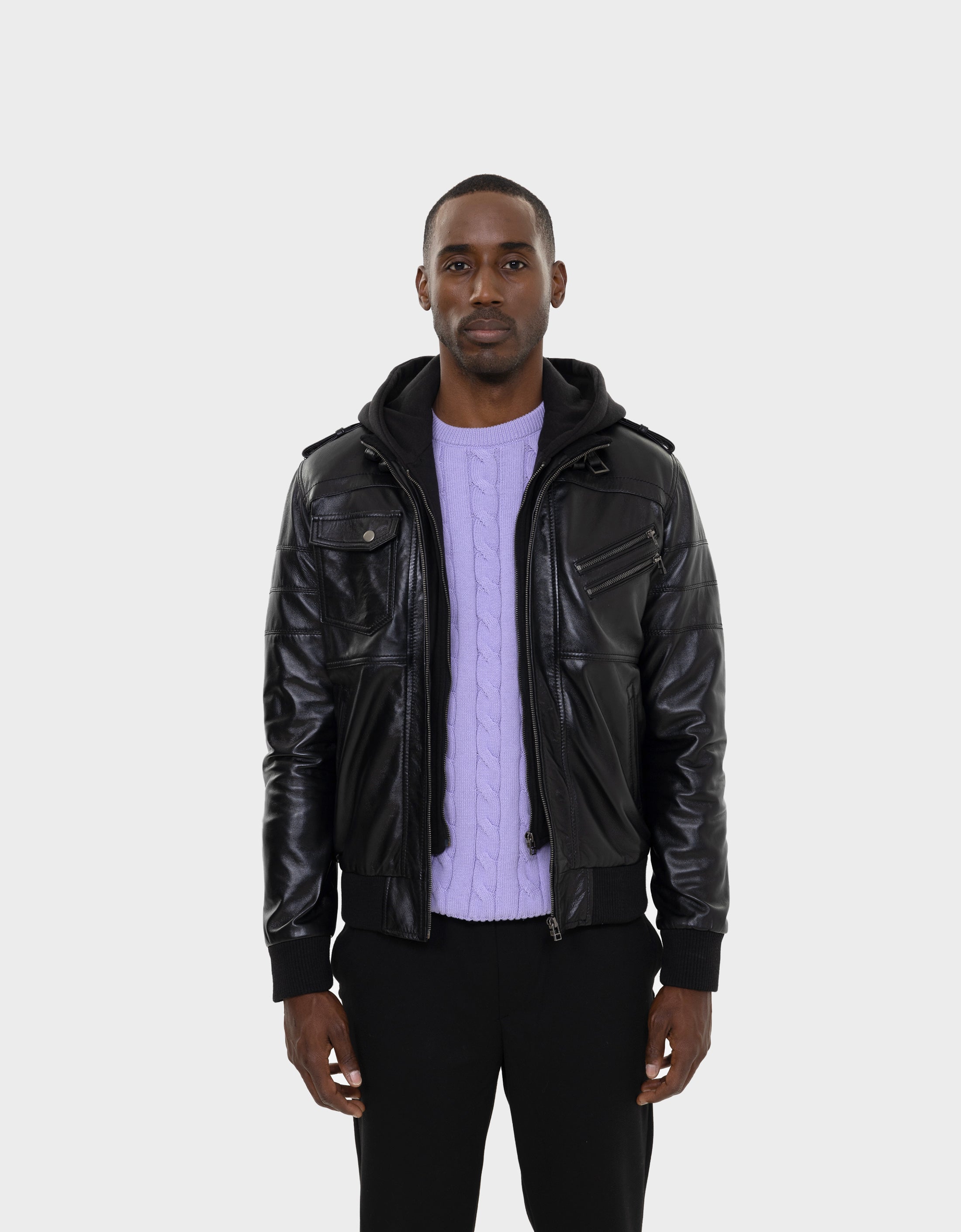 David Leather Jacket – Cuir Dimitri