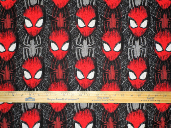 Springs Creative Marvel Avengers Spider-Man Comic Swirl Gray 100% Cotton  Fabric by The Yard 