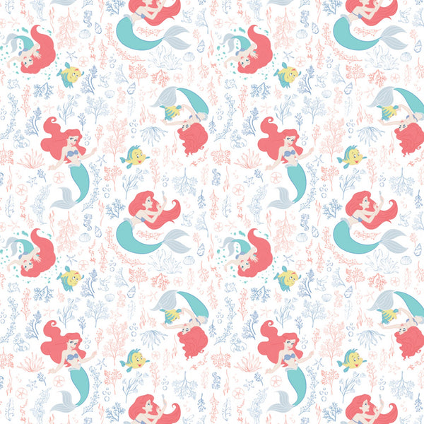 Free As the Sea Little Mermaid Fabric 20266 BTY – Quilting Fabric Supplier