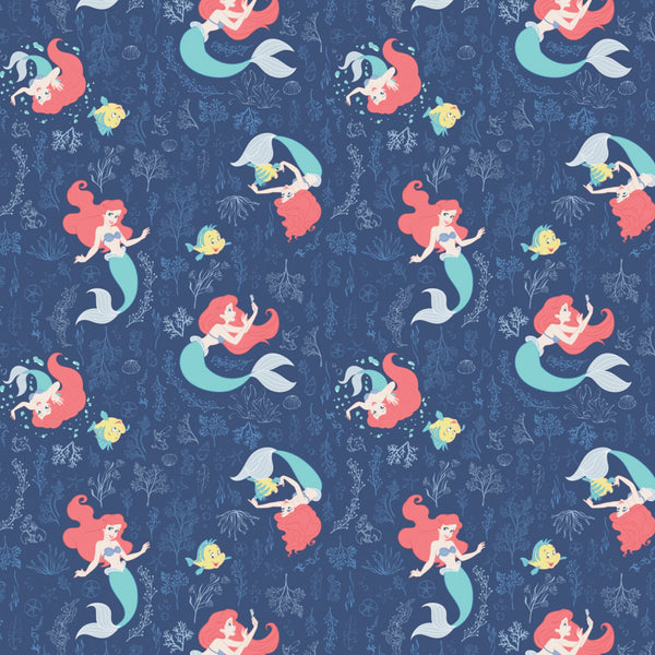 Free As the Sea Little Mermaid Fabric 20266 BTY – Quilting Fabric Supplier