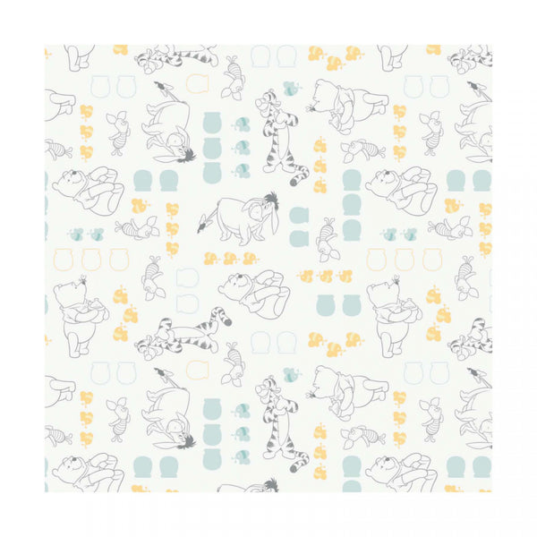 Disney Winnie The Pooh Patch Fabric by the yard