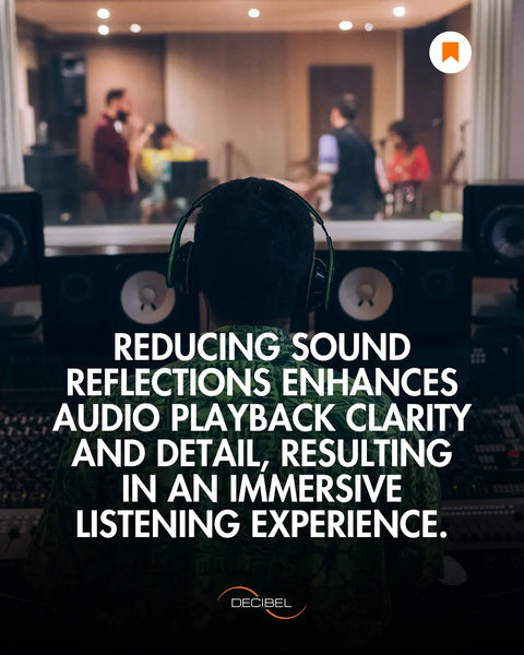 poziționarea panourilor acustice într-un studio de înregistrare pentru sunet optim