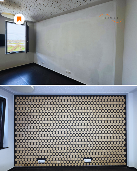 hexybel_acoustic_hexagon_felt_wall_panels_instalation_blog_article_DECIBEL