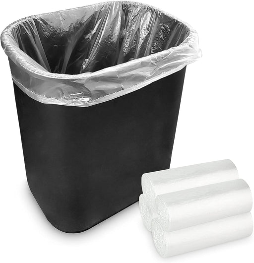 10 Gallon Trash Bags Garbage Can Liners Desk Office Hotel Room Size Clear Bags  24 Inch 8 Micron