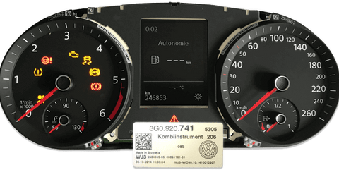 Scorpio Barracuda MQB dashboard calibration By ABKEYS