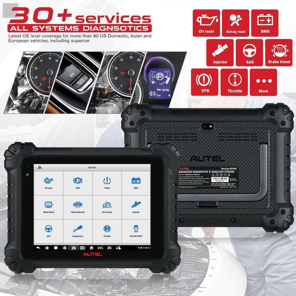 Autel MaxiSys 909EV Diagnostic Functions By ABKEYS