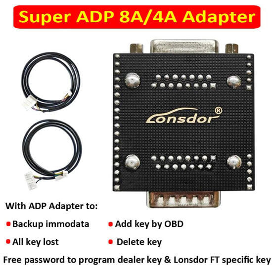 Funcionalidades do Adaptador Lonsdor Super ADP por ABKEYS