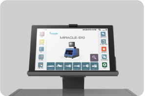 MIRACLE S10 key cutting machine touch screen by ABKEYS