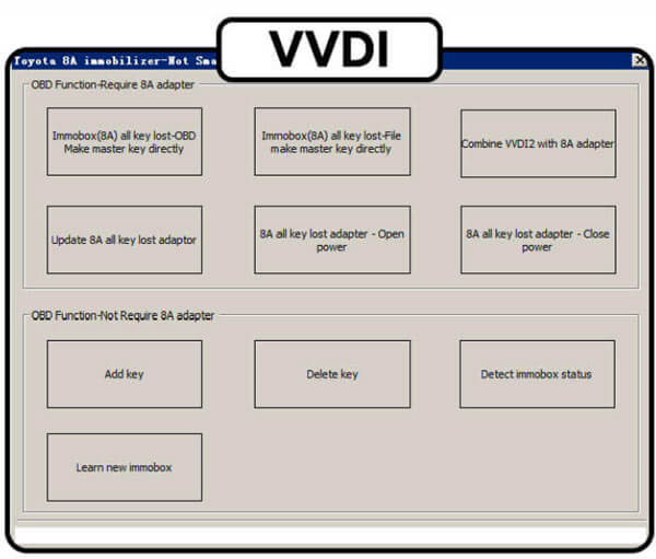 Xhorse VVDI Toyota 8A Bladed Key AKL Adapter Key Programming Steps By VVDI2 Programmer By ABKEYS