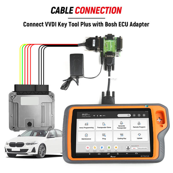 Adaptador multifuncional Xhorse VVDI XDKP30 Adaptador ECU da ABKEYS