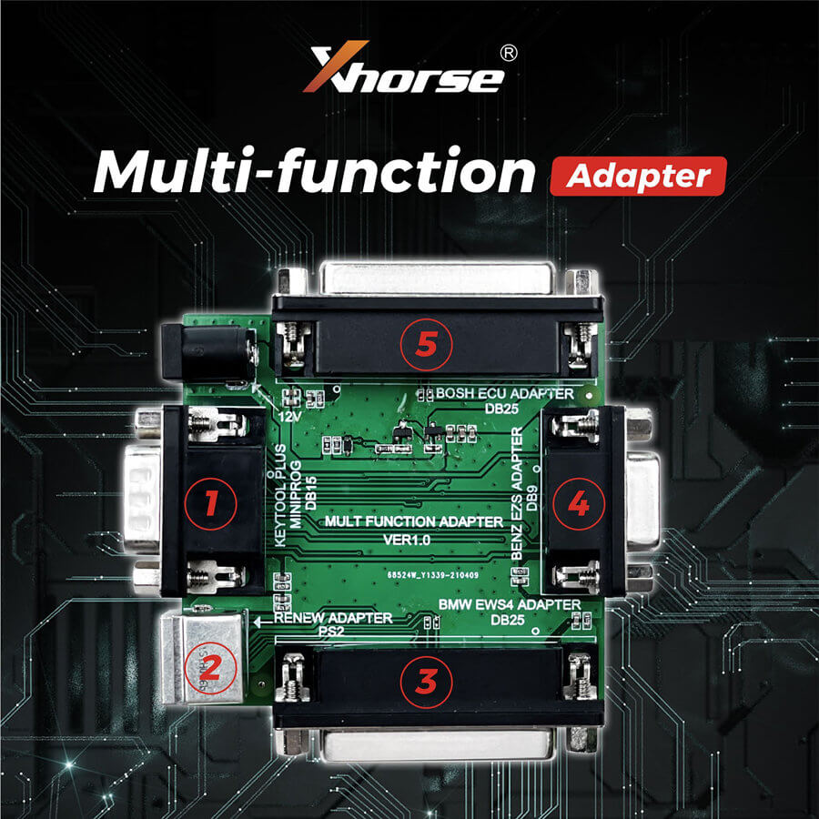 Adaptador multifuncional Xhorse VVDI Função da ABKEYS