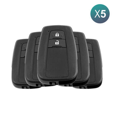 Toyota C-Hr 2017-2020 Smart Key, 2Buttons 89904-F4010 434MHz, BR2EX P1 A9 5Pcs Bundle