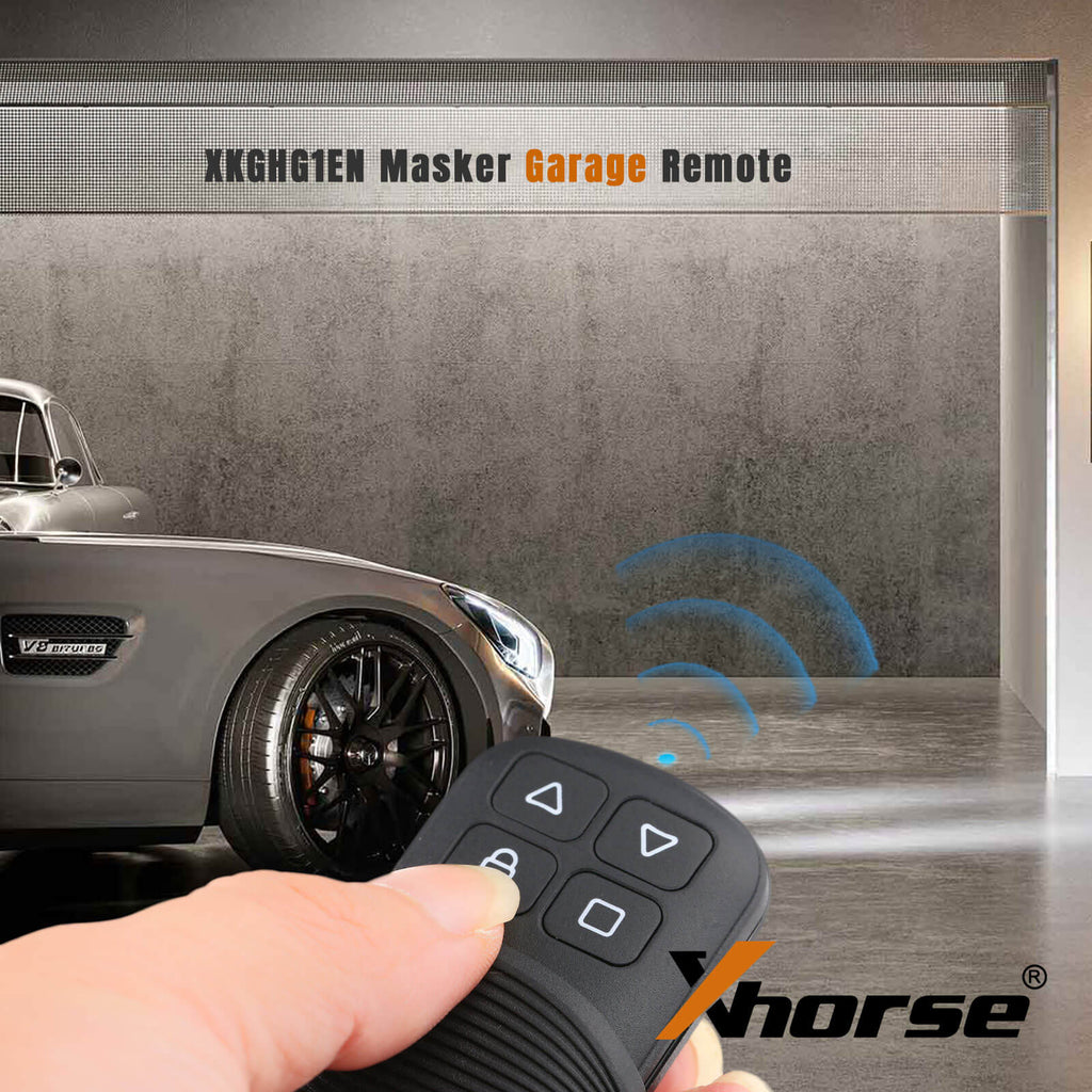 Xhorse XKGHG1EN Masker Garage Remote Control Functions By ABKEYS