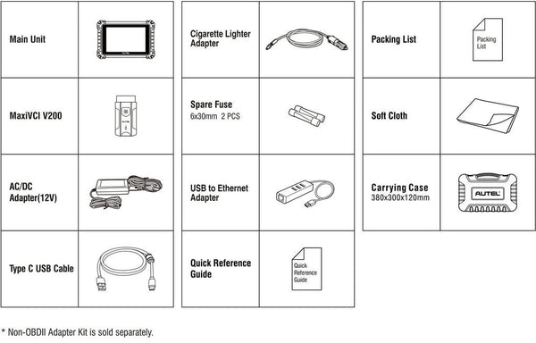 La boîte à outils de diagnostic Autel MaxiSys MS906 Pro-TS contient par ABKEYS