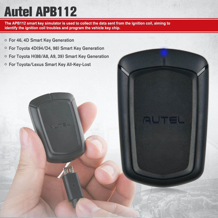 Autel APB112 Smart key Simulator Main Features By ABKEYS