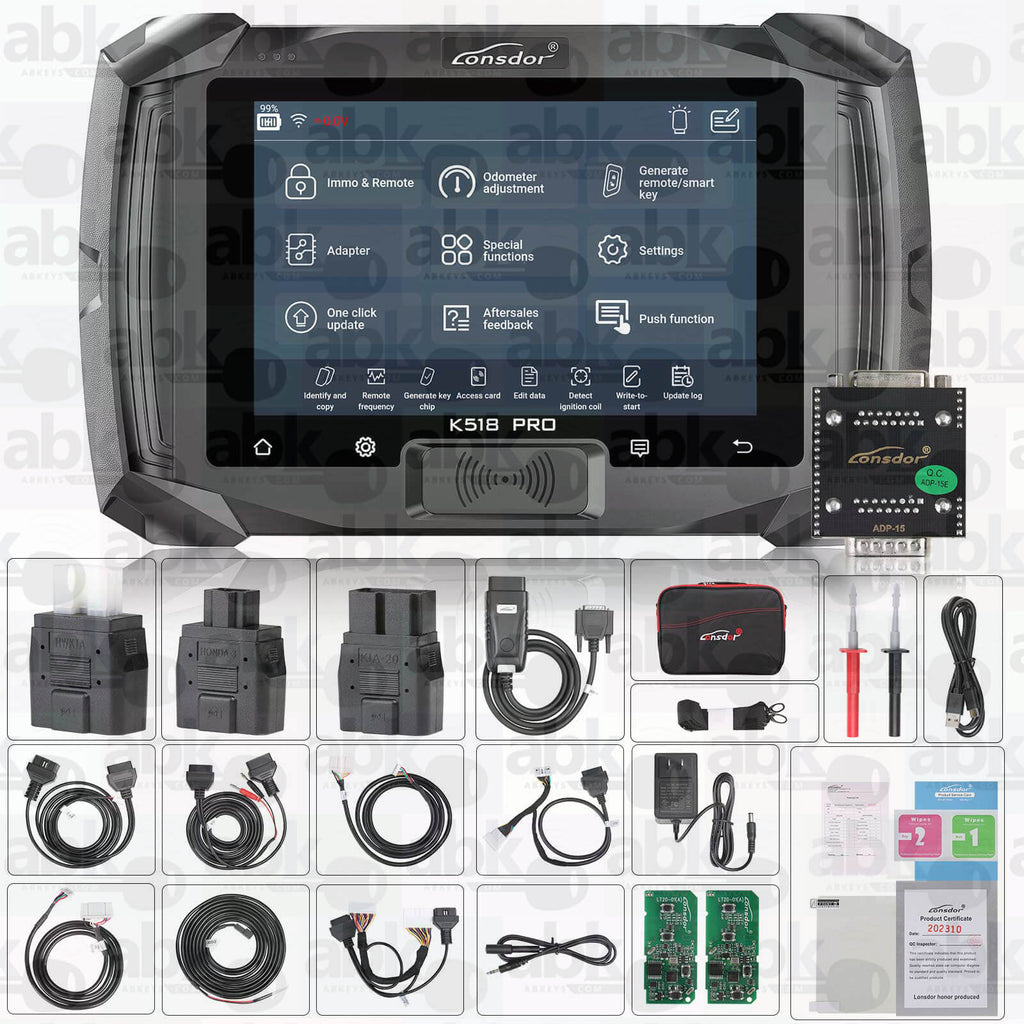 Lonsdor K518 Pro Auto Key Programmer Box Contains