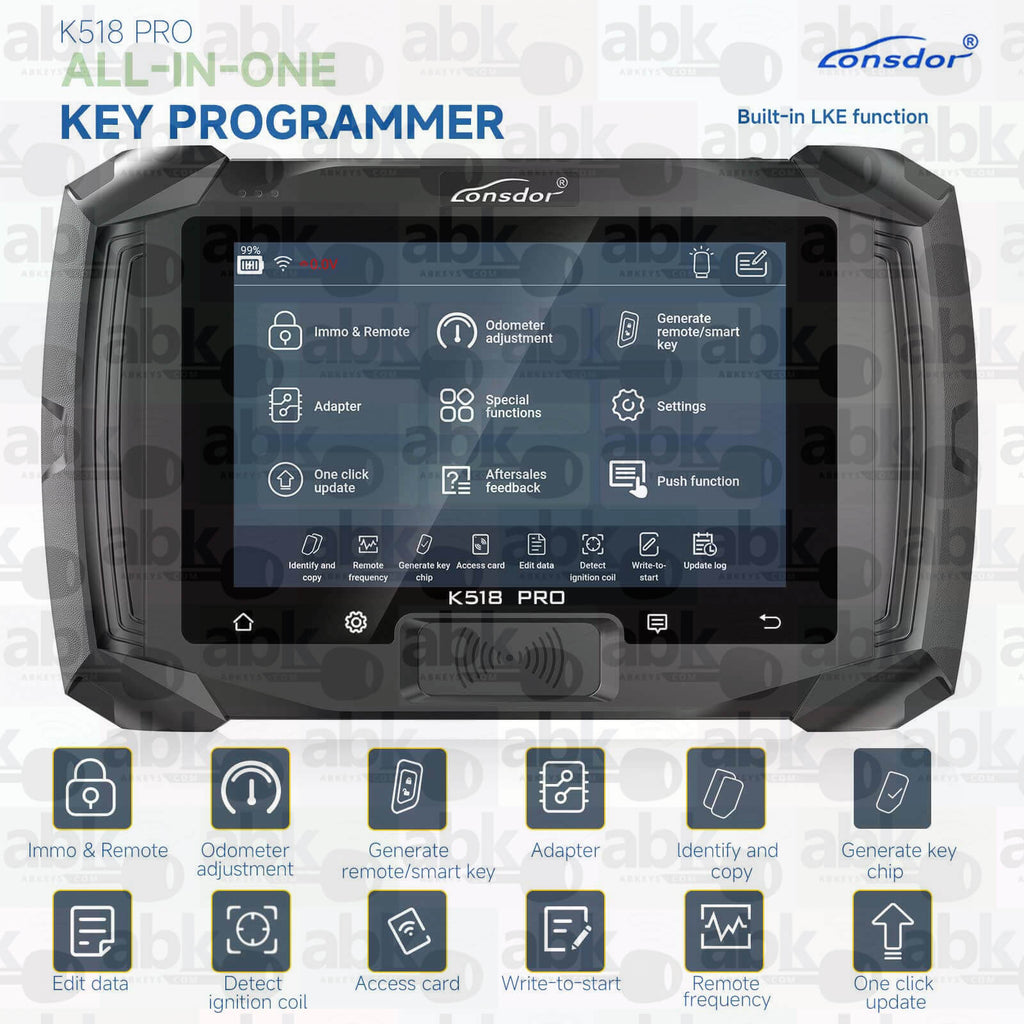 Lonsdor K518 Pro Key Programmer Features By ABKEYS 