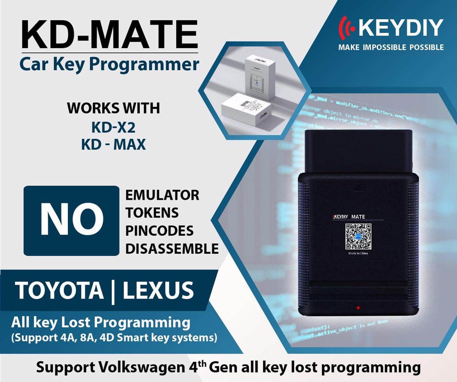 KEYDIY KD Mate OBD Key Programmer Features By ABKEYS