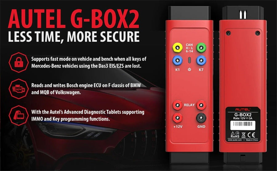 Autel G-Box 2 Adapter Functions By ABKEYS