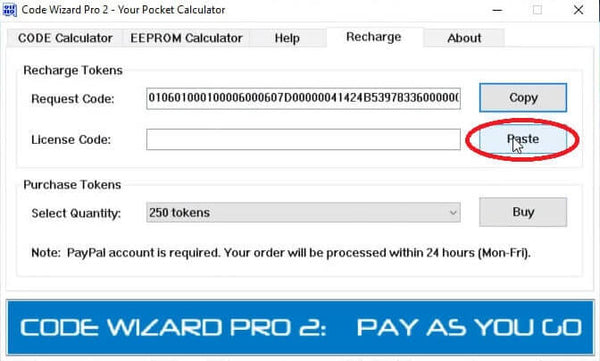 How to Order Tokens for the CWP2 Code Wizard Pro 2 Step 4 By ABKEYS