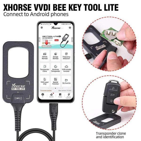 Cómo utilizar Xhorse VVDI BEE Key Tool Lite de ABKEYS