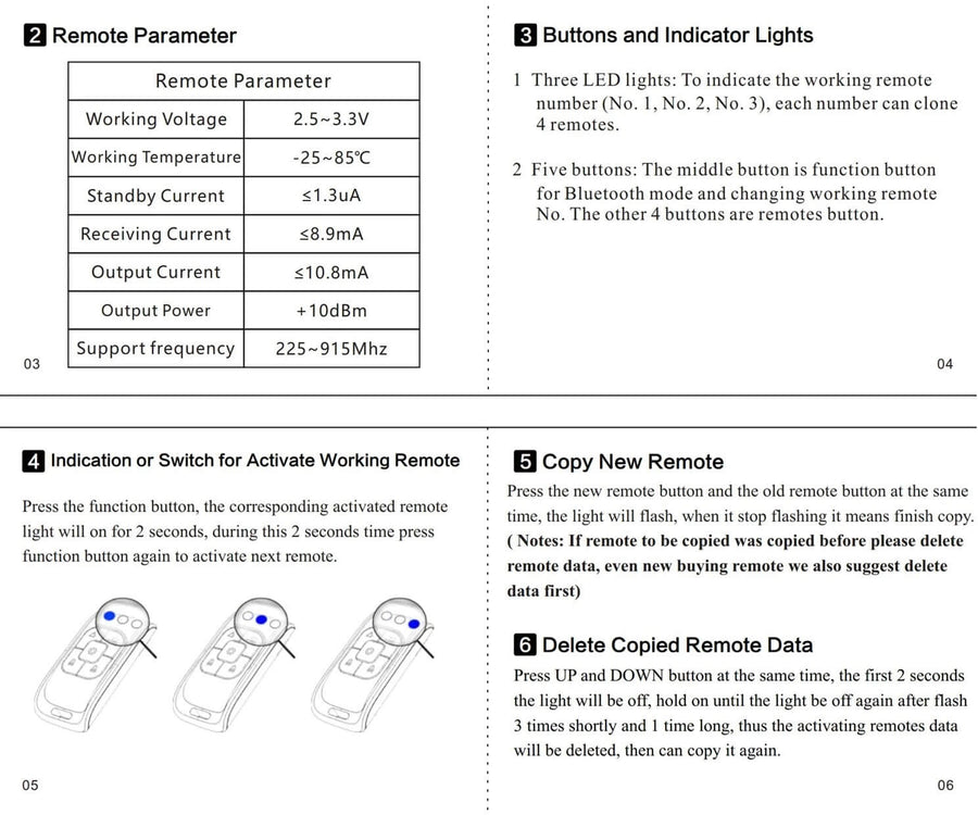 Manual del usuario del control remoto con llave en la nube KEYDIY KD CS01 Página 2 Por ABKEYS