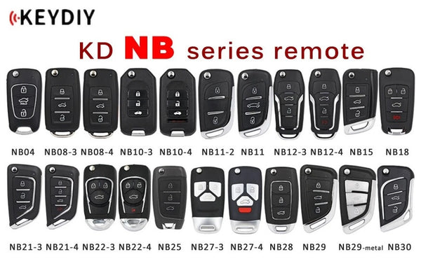 Coleção de controle remoto da série KEYDIY NB da ABKEYS