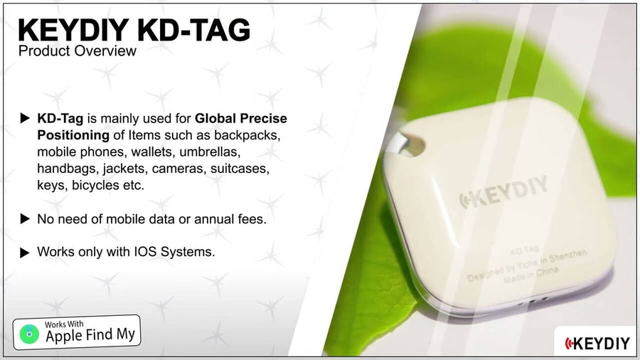 KEYDIY KD GPS Tracking TAG Overview By ABKEYS