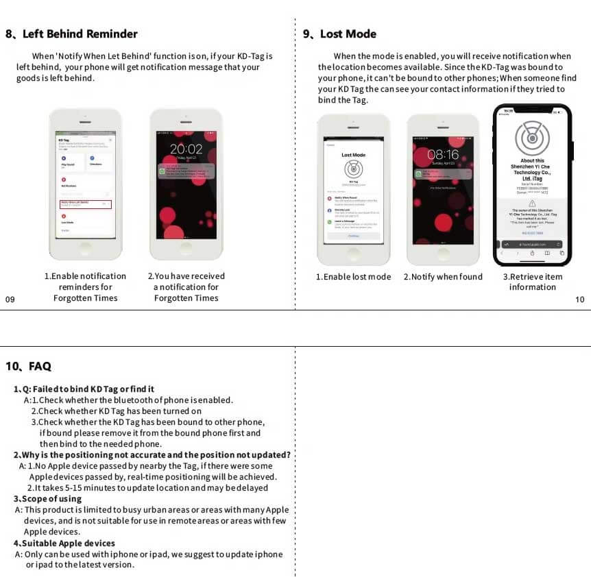 Manual del usuario de la TAG de seguimiento GPS KEYDIY KD 3 Por ABKEYS