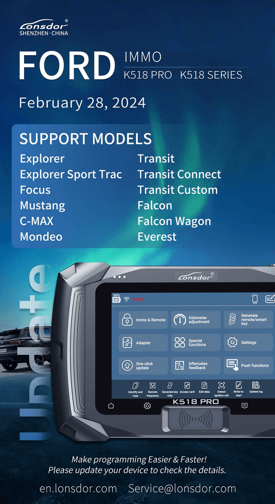 Lonsdor K518 Pro Key Programmer Update News February 28, 2024 By ABKEYS