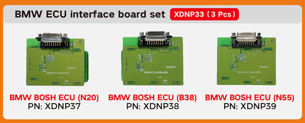 Conjunto de adaptador de leitura Xhorse BMW DME ISN Detalhes XDNP33 por ABKEYS