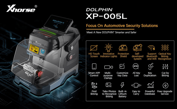 Xhorse Dolphin II XP-005L Key Cutting Machine Functions By ABKEYS
