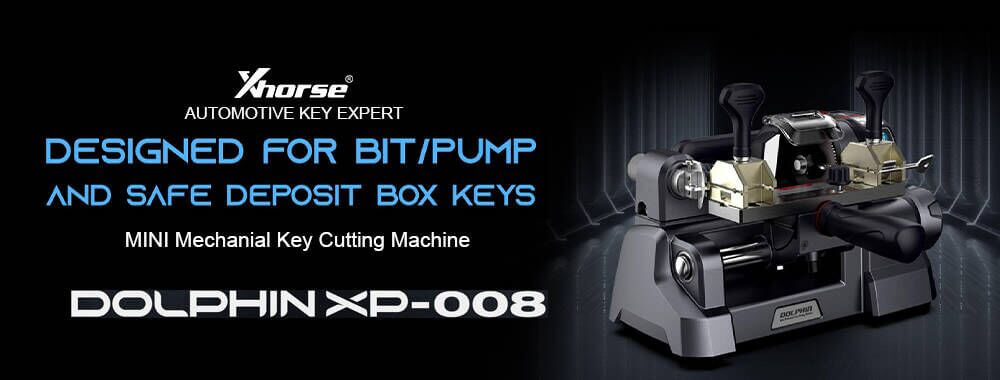 Xhorse Dolphin XP-008 Special Bit Key Cutting Machine Functions By ABKEYS