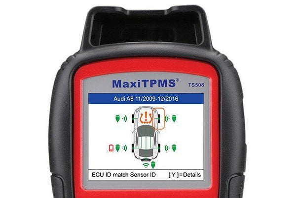 Autel TS508 Maxi TPMS Programmer TPMS STATUS SCREEN By ABKEYS