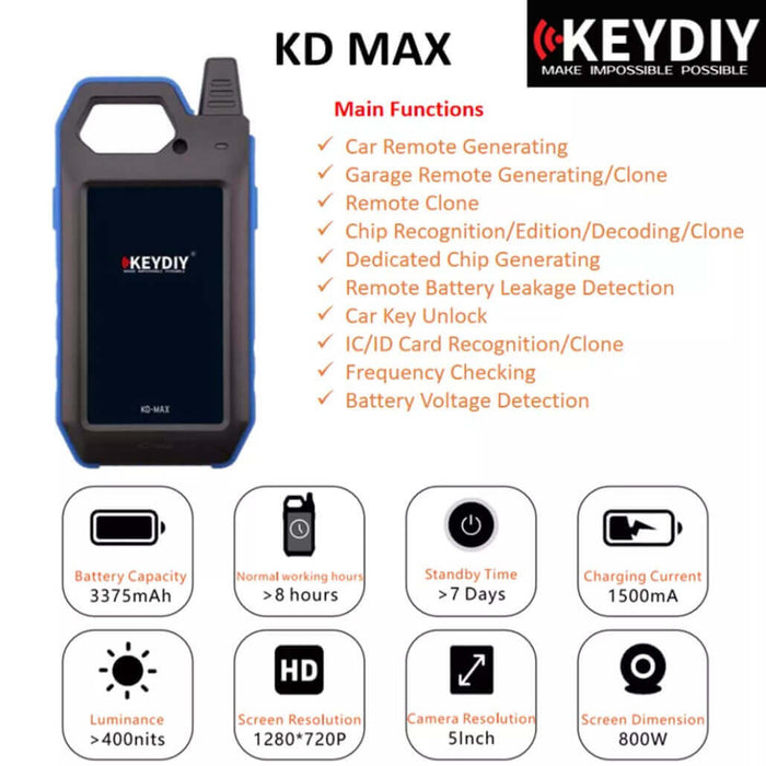 KEYDIY Max key Programmer & Remote Generator Features By ABKEYS