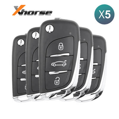 Xhorse VVDI Peugeot Citroen Style Super Remote XEDS01EN 5Pcs