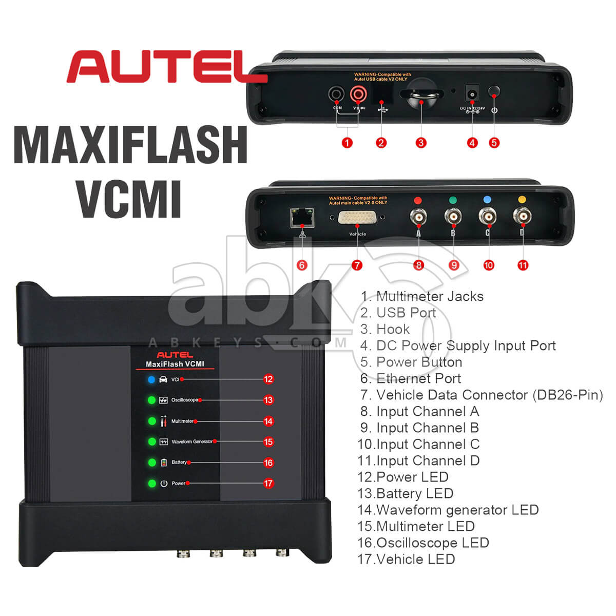Autel MaxiSys 919 Auto Diagnostic Tool ABK-1308