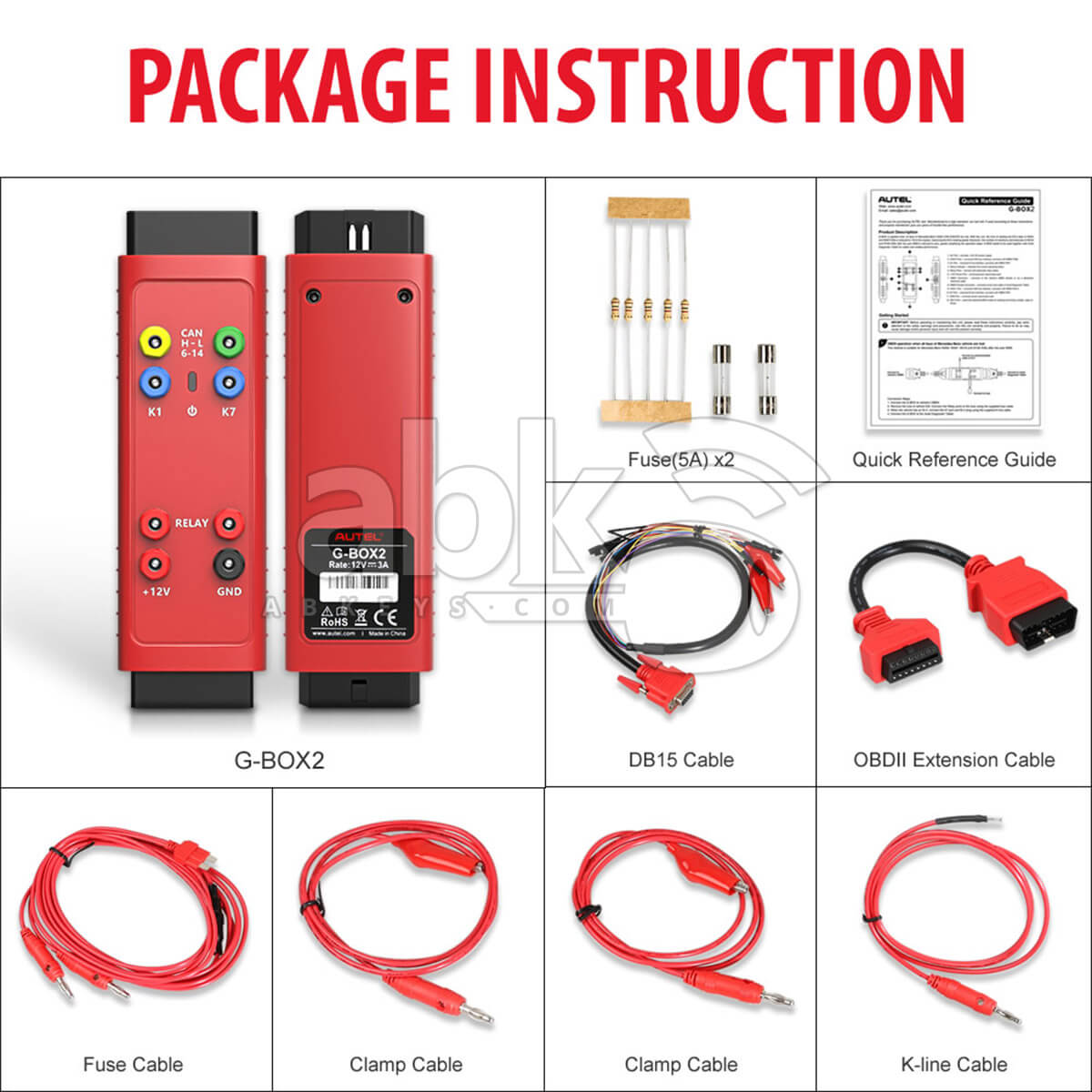 Autel G-BOX3 Key Programming Adapter